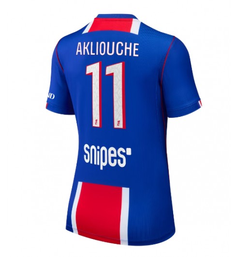 Paris Saint-Germain Maghnes Akliouche #11 Domácí Dres pro Dámské 2026-27 Krátký Rukáv Paris Saint-Germain Maghnes Akliouche #11 Domácí Dres pro Dámské 2026-27 Krátký Rukáv